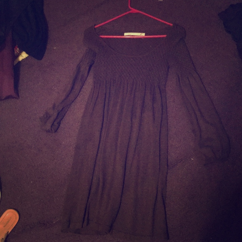 Brown Sweater Dress